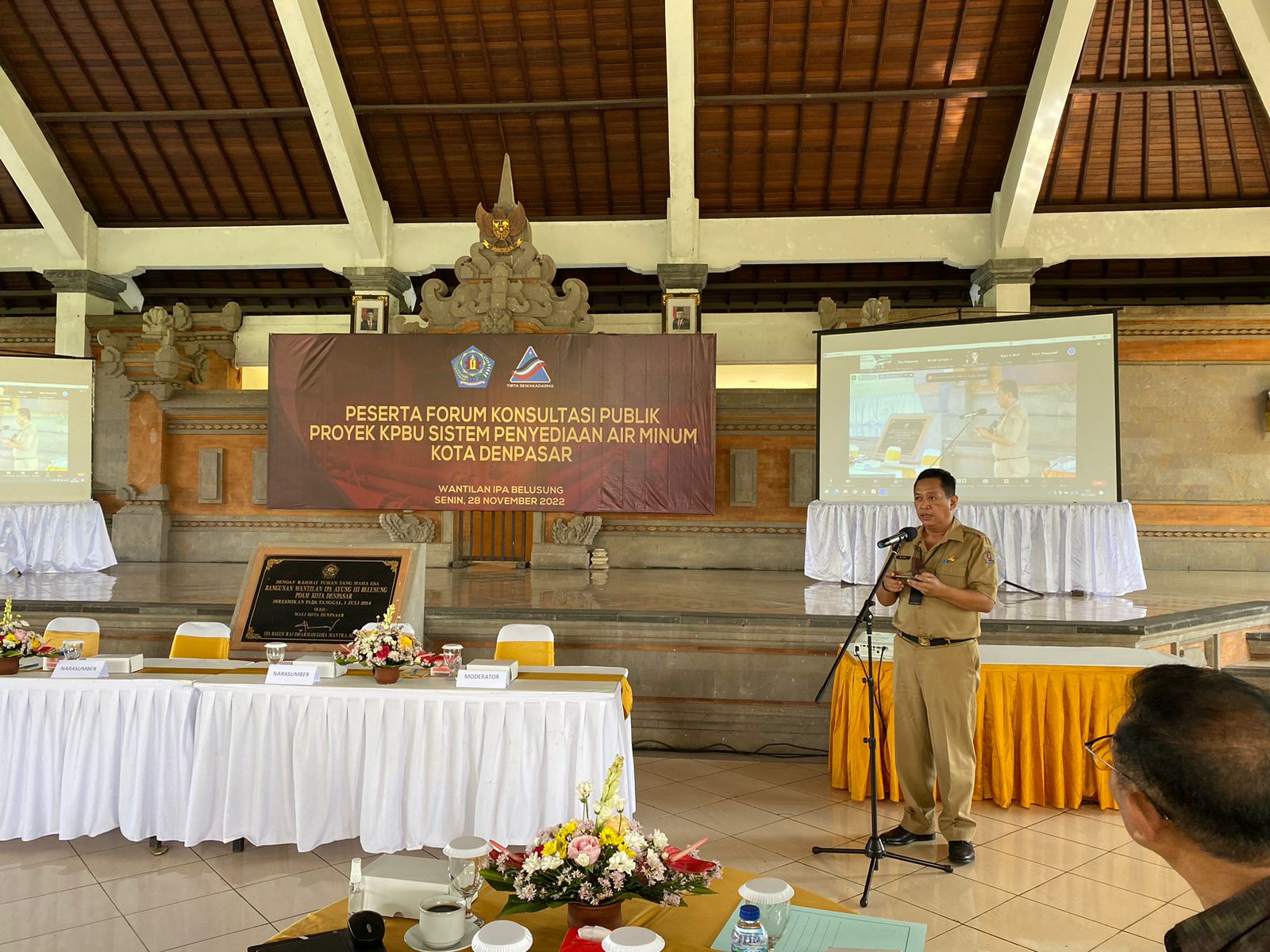 Forum Konsultasi Publik Proyek Kerjasama KPBU Penyediaan Air Minum Kota Denpasar