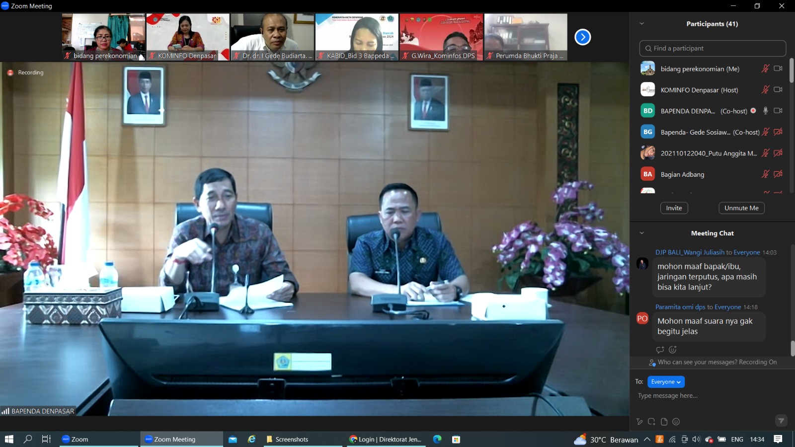 Forum Perangkat Daerah Bapenda Kota Denpasar 